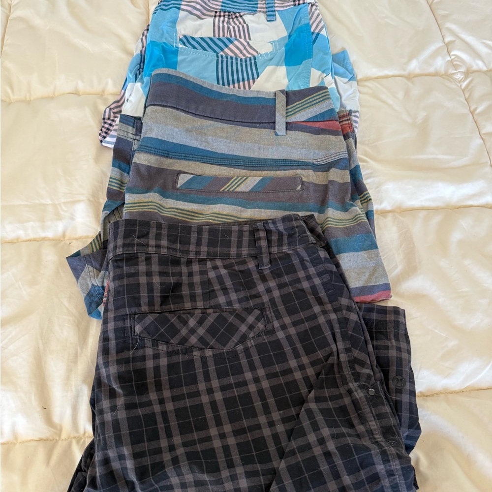 Lululemon Striped and Plaid Short Bundle